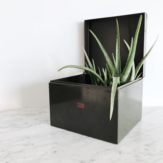 Large Vintage Metal Storage Box