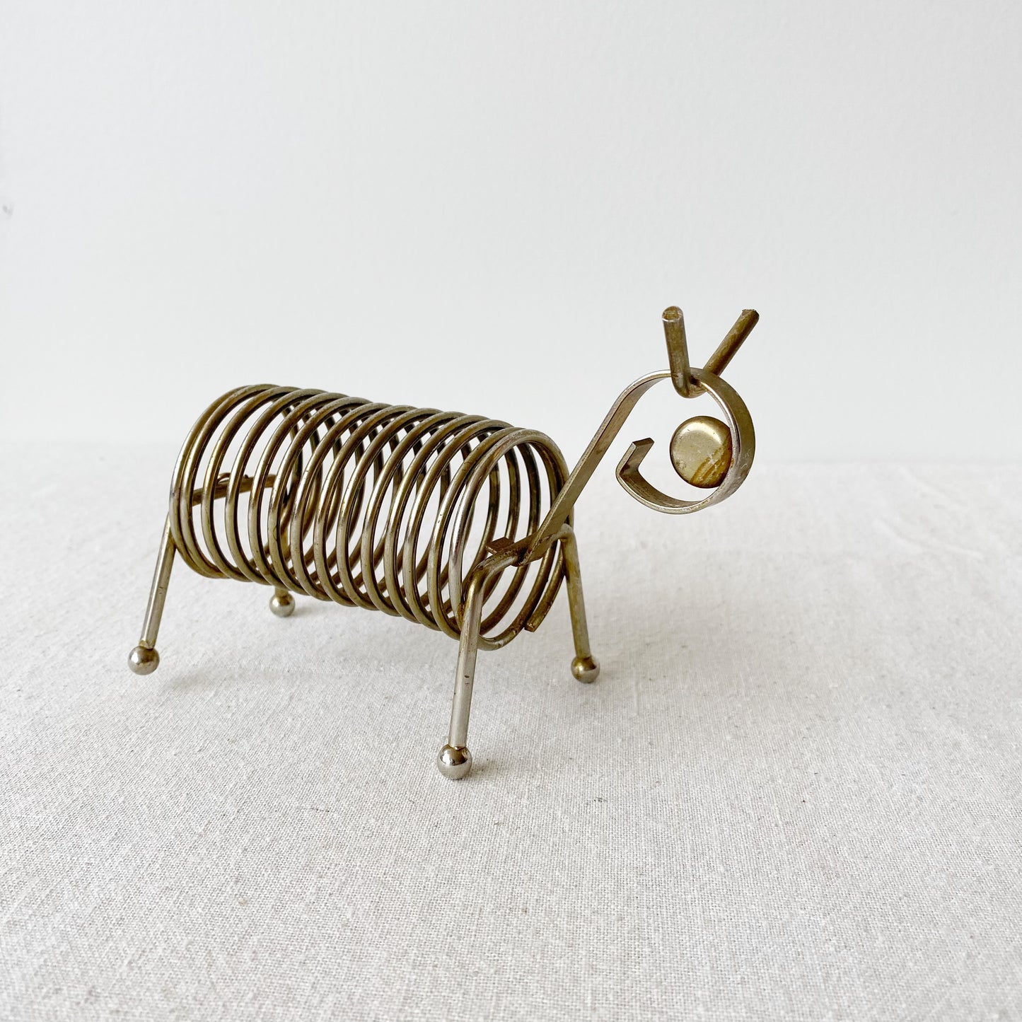 Mid Century Spiral Animal Letter Sorter