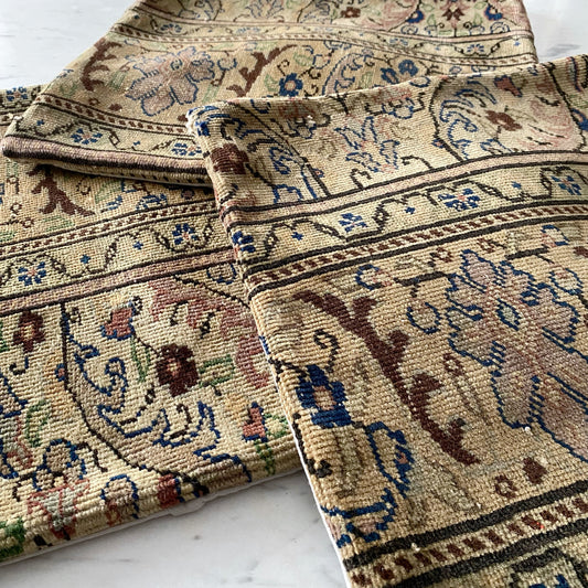 Turkish Hand-knotted Pillow Cover (16” x 16”)