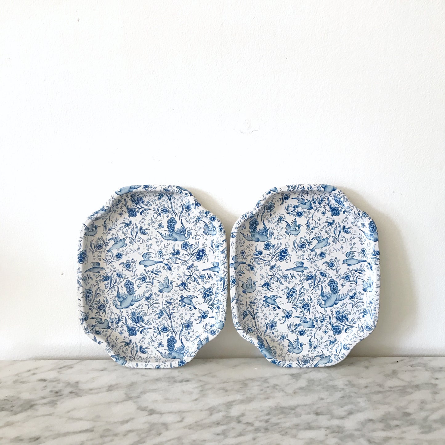 Small Vintage Tray with Birds, England