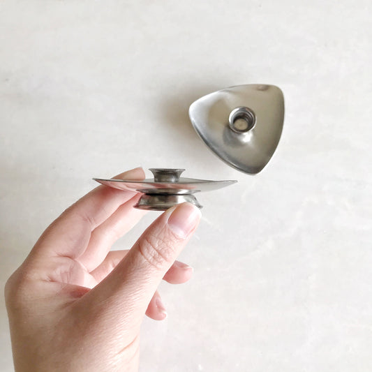 Pair of Vintage Modern Candle Holders