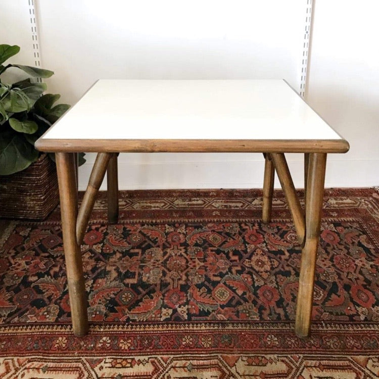 Bamboo & Formica Table