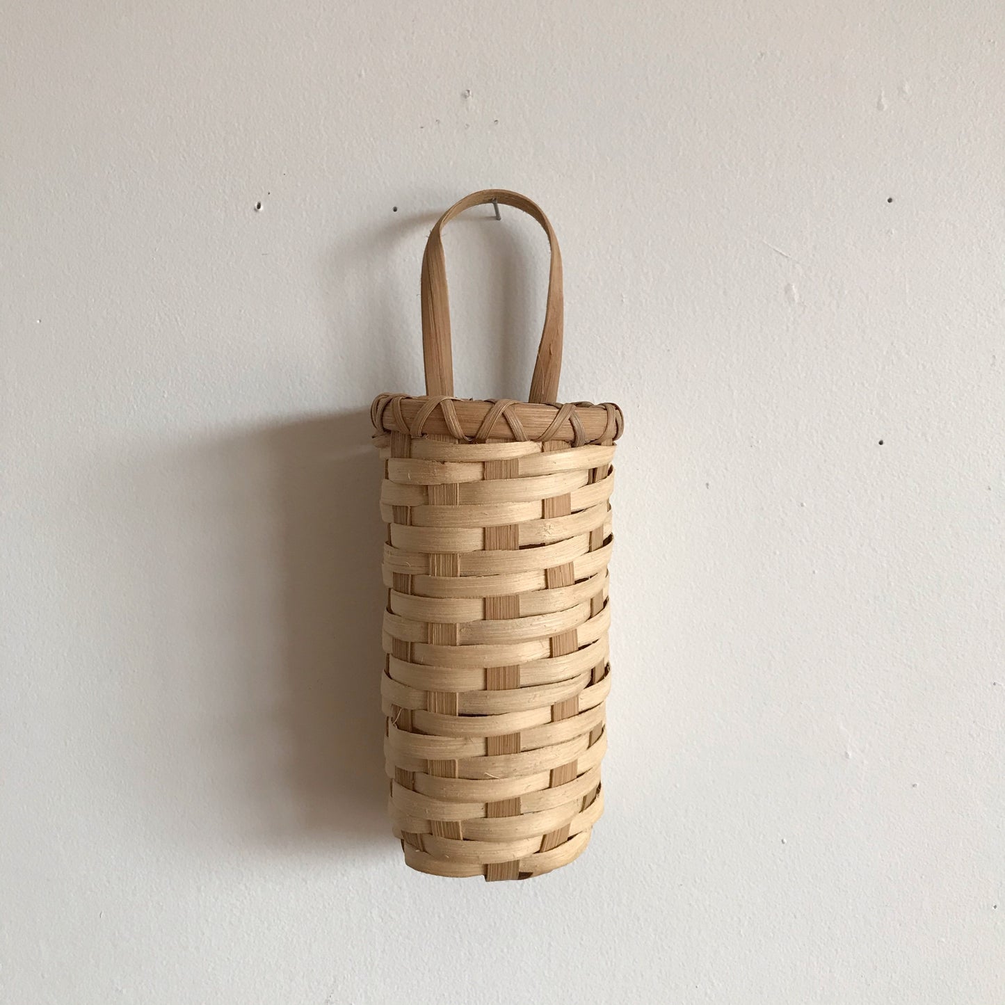 Slender Woven Hanging Basket