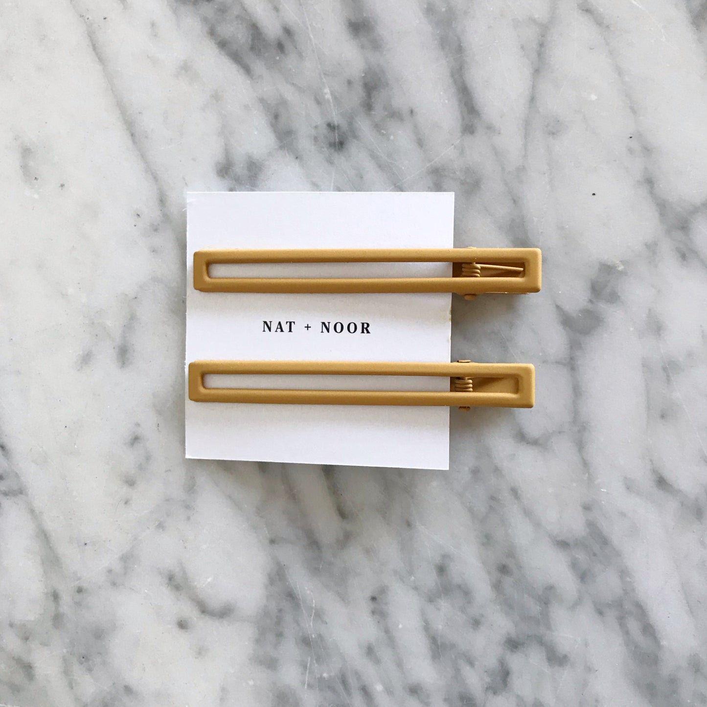 LAIA Hair Clips, Mustard