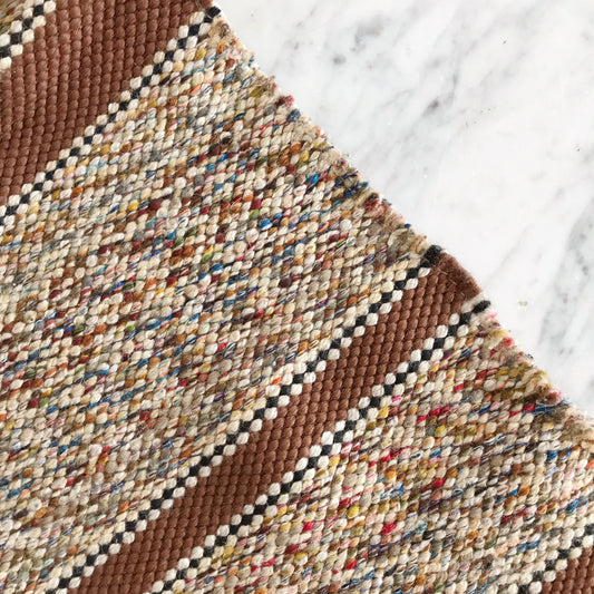 Vintage Woven Rag Rug (2x3)