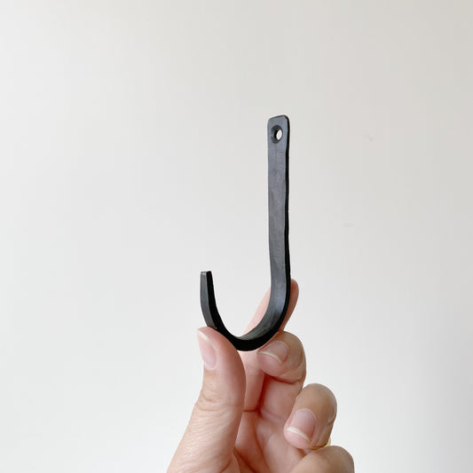 4” Wall Hook, Brass or Iron