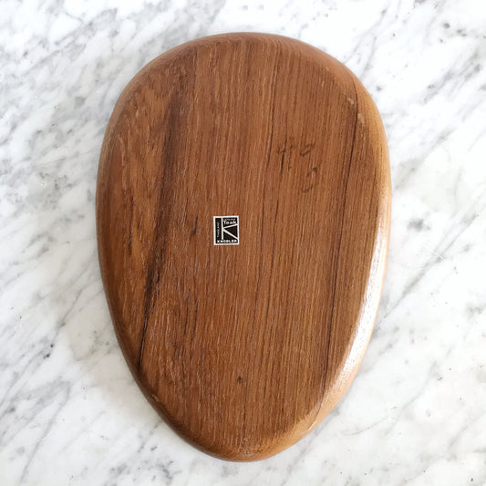 MCM Teak Egg Tray by Knobler