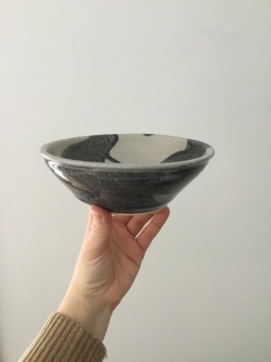 Studio Pottery Bowl, Slate Blues
