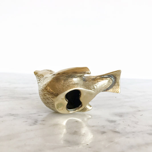 Vintage Brass Bird Bottle Opener