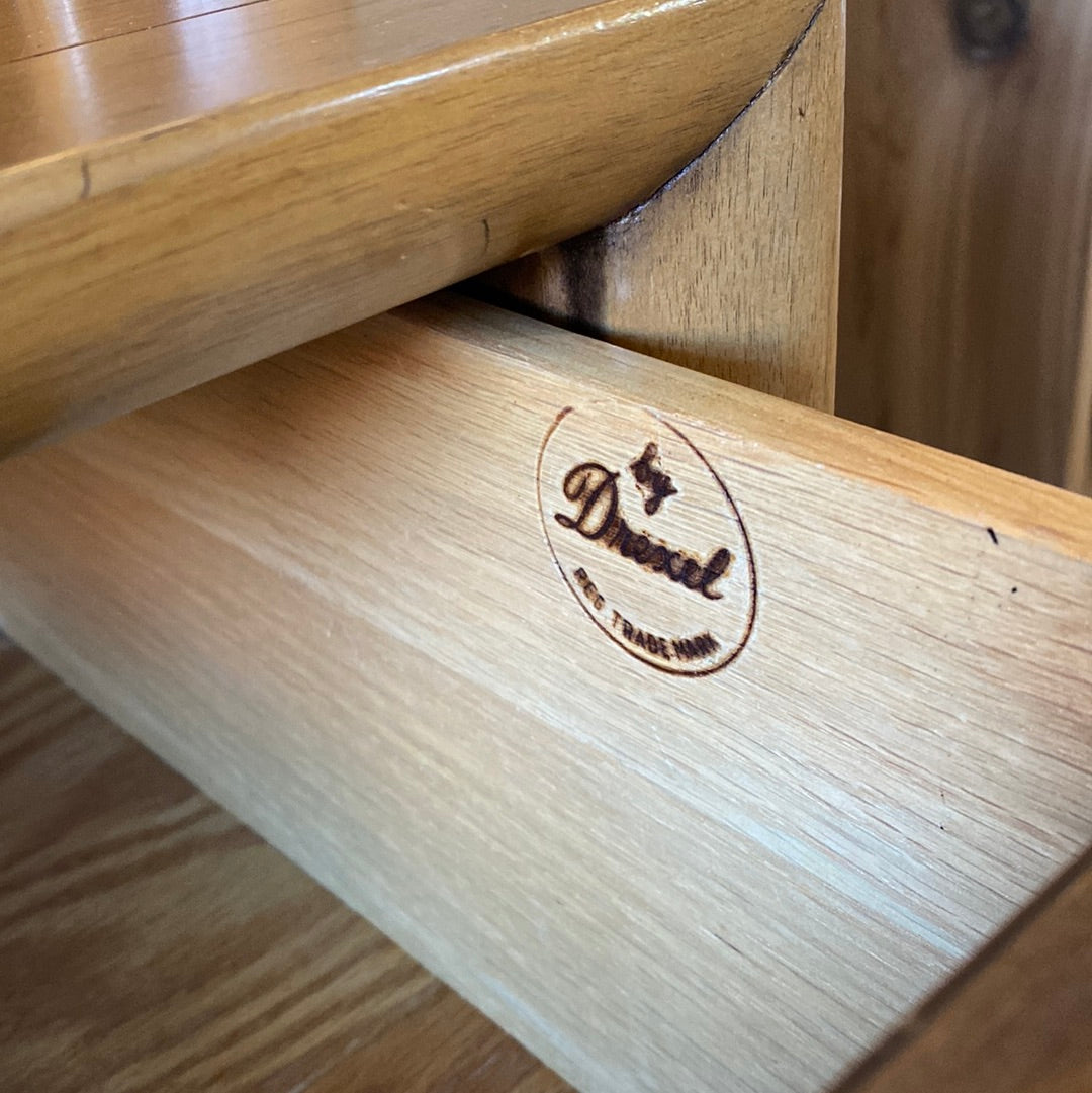 Vintage Mid-Century Two-Piece Hutch, Drexel