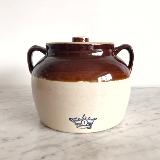 Large Vintage Stoneware Container