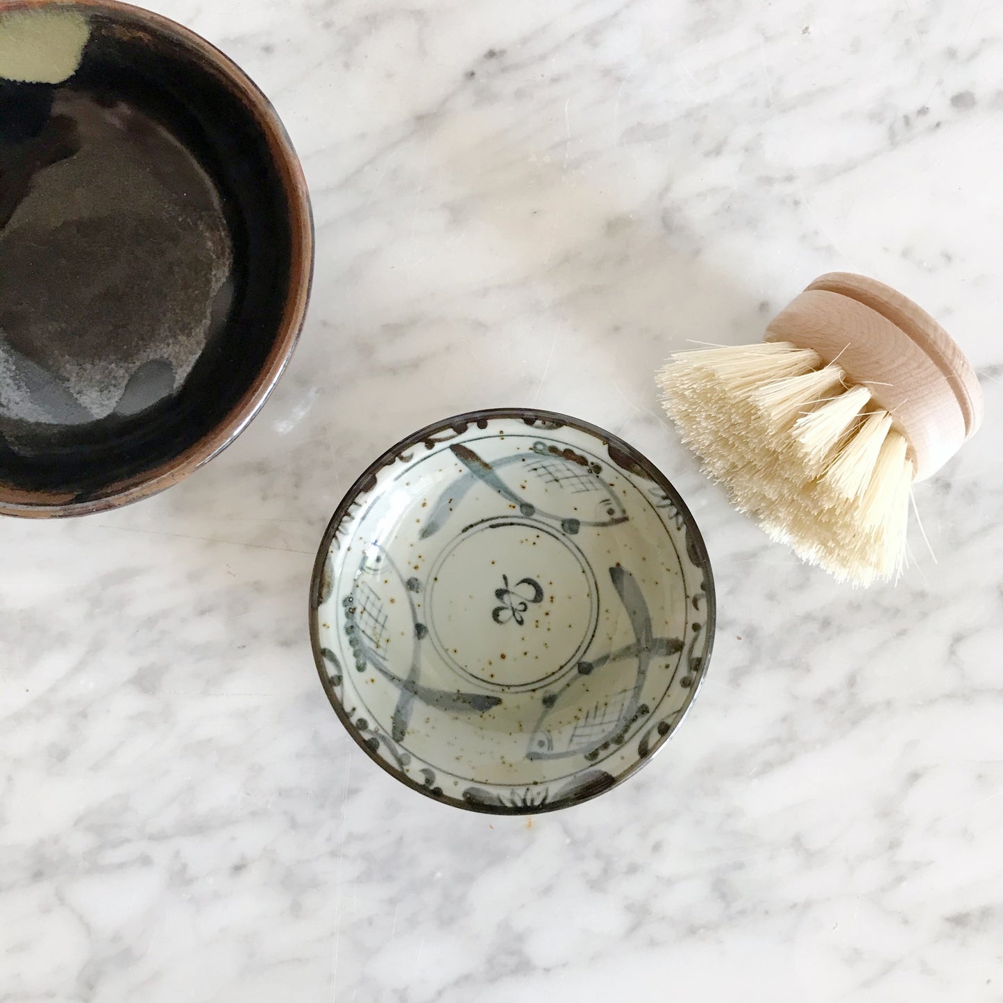 Petite Ceramic Dish with Fish