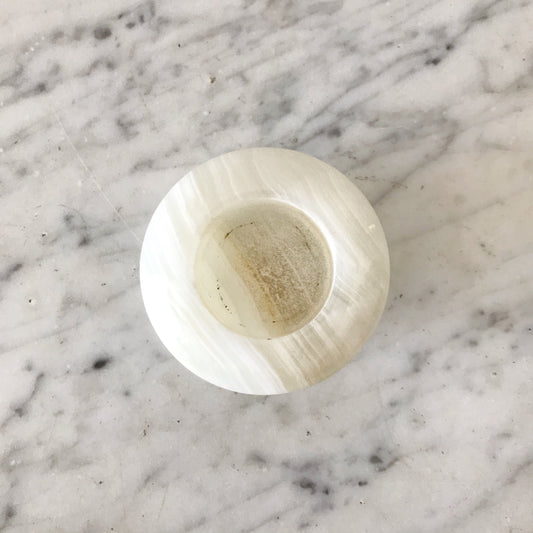 White Onyx Tea Light / Votive Holder