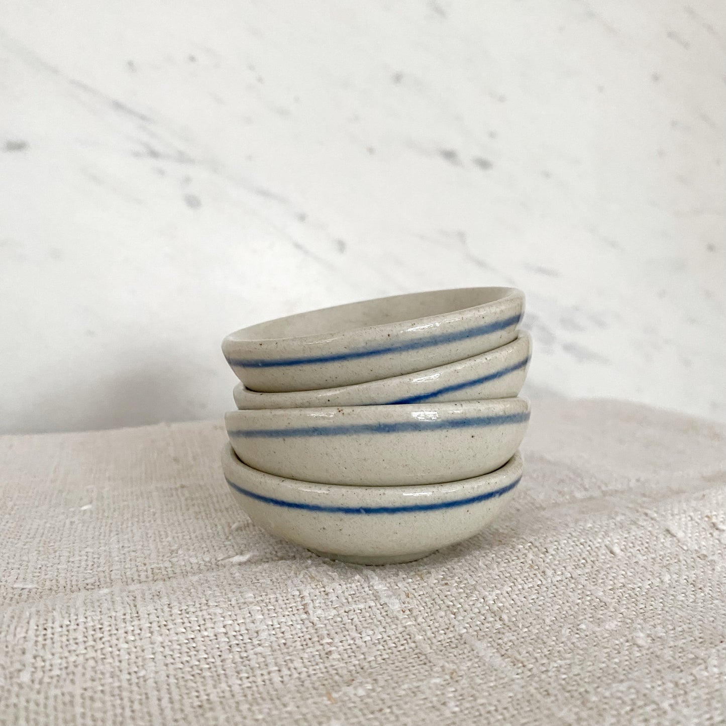 Set of 4 Tiny Vintage Ceramic Dishes