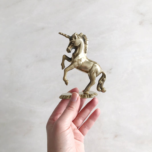 Vintage Brass Unicorn