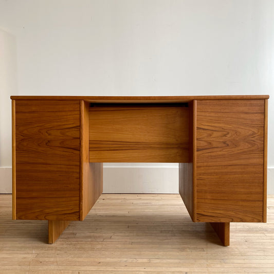 Simple Vintage MCM Teak Desk