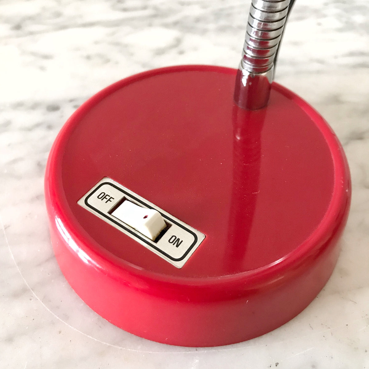 Vintage Red Desk Lamp