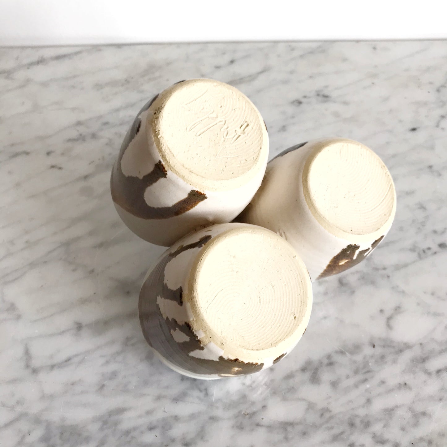 Triple Stoneware Serving Piece