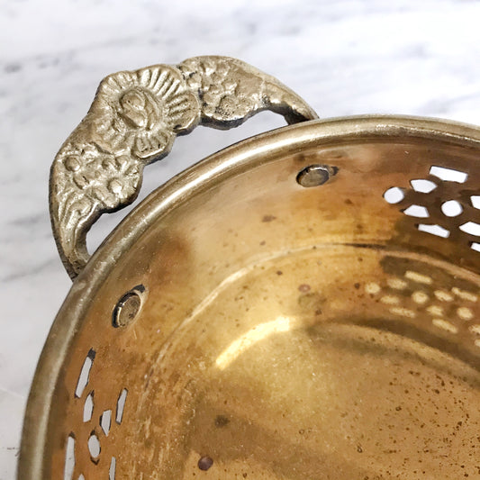 Small Vintage Brass Organizer