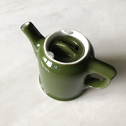 Small Vintage Stoneware Pitcher by Hall