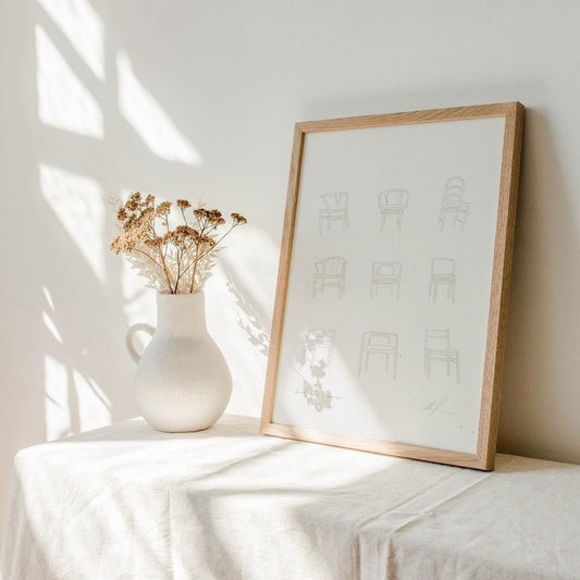 "Danish Chair Museum" Art Print (11 x 14)