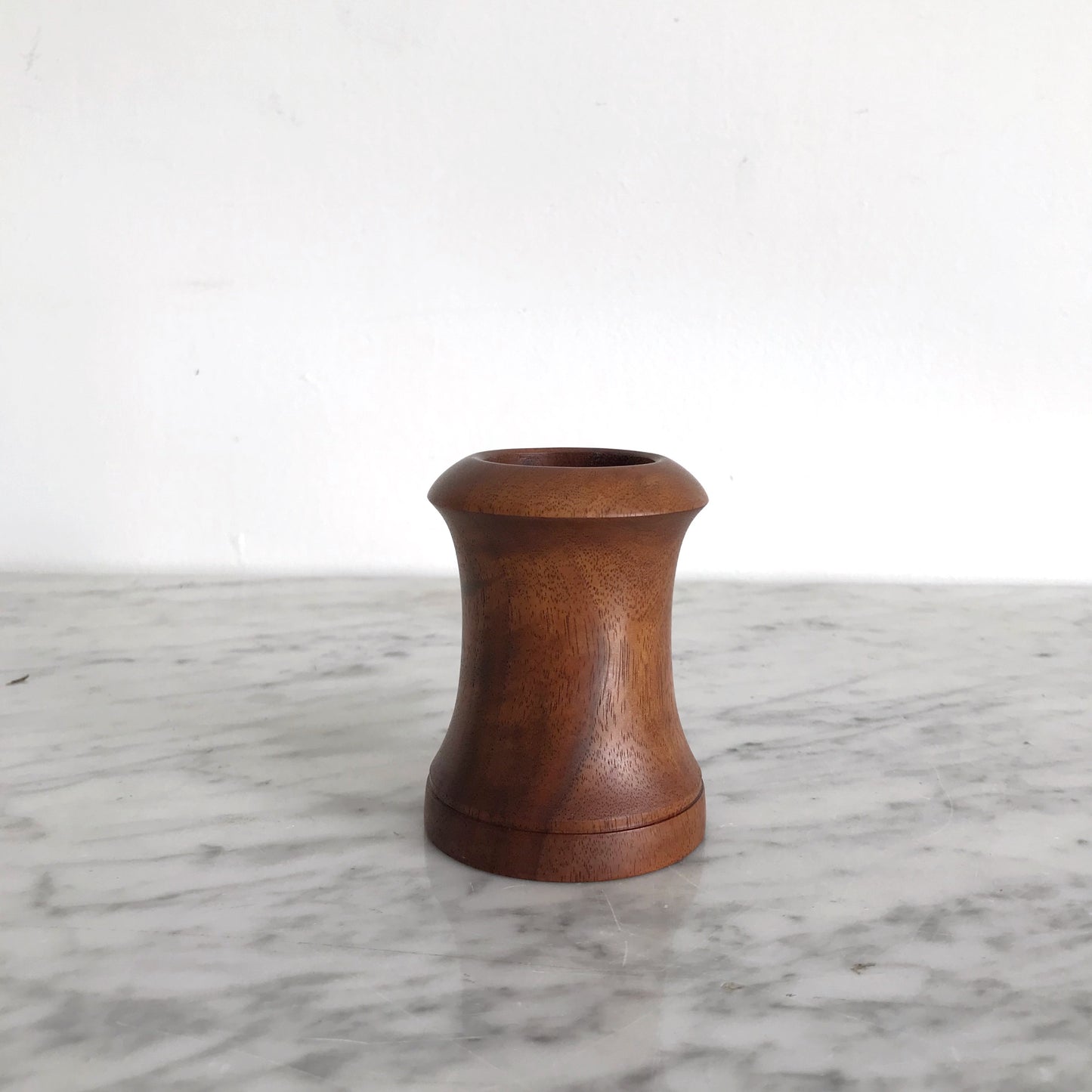 Vintage Turned Wood Holder / Vase