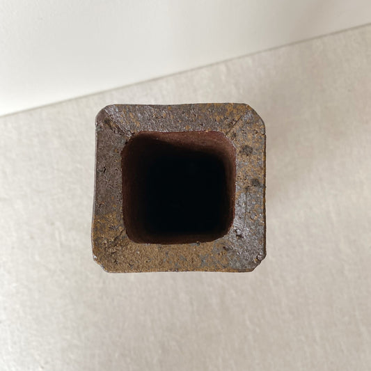 Vintage Squared Studio Pottery Vase