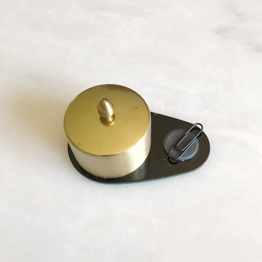 Vintage Brass Stamp/Washi Tape Dispenser