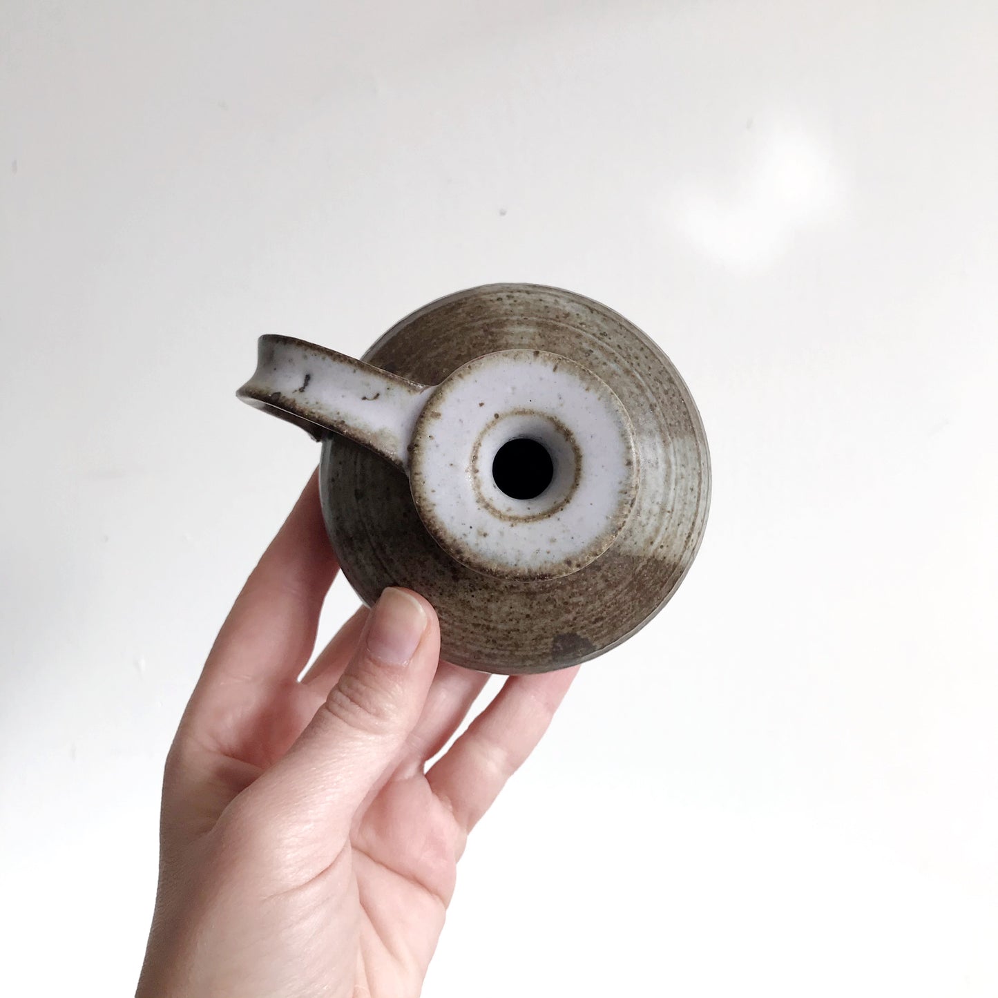 Vintage Handcrafted Pottery Vase, 3”