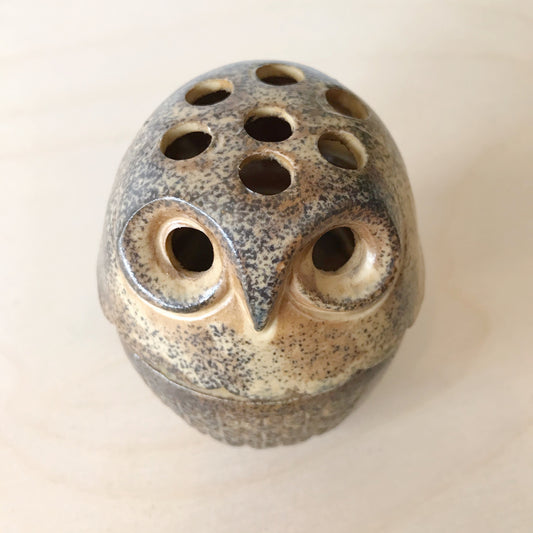 Ceramic Owl Cone Incense Burner
