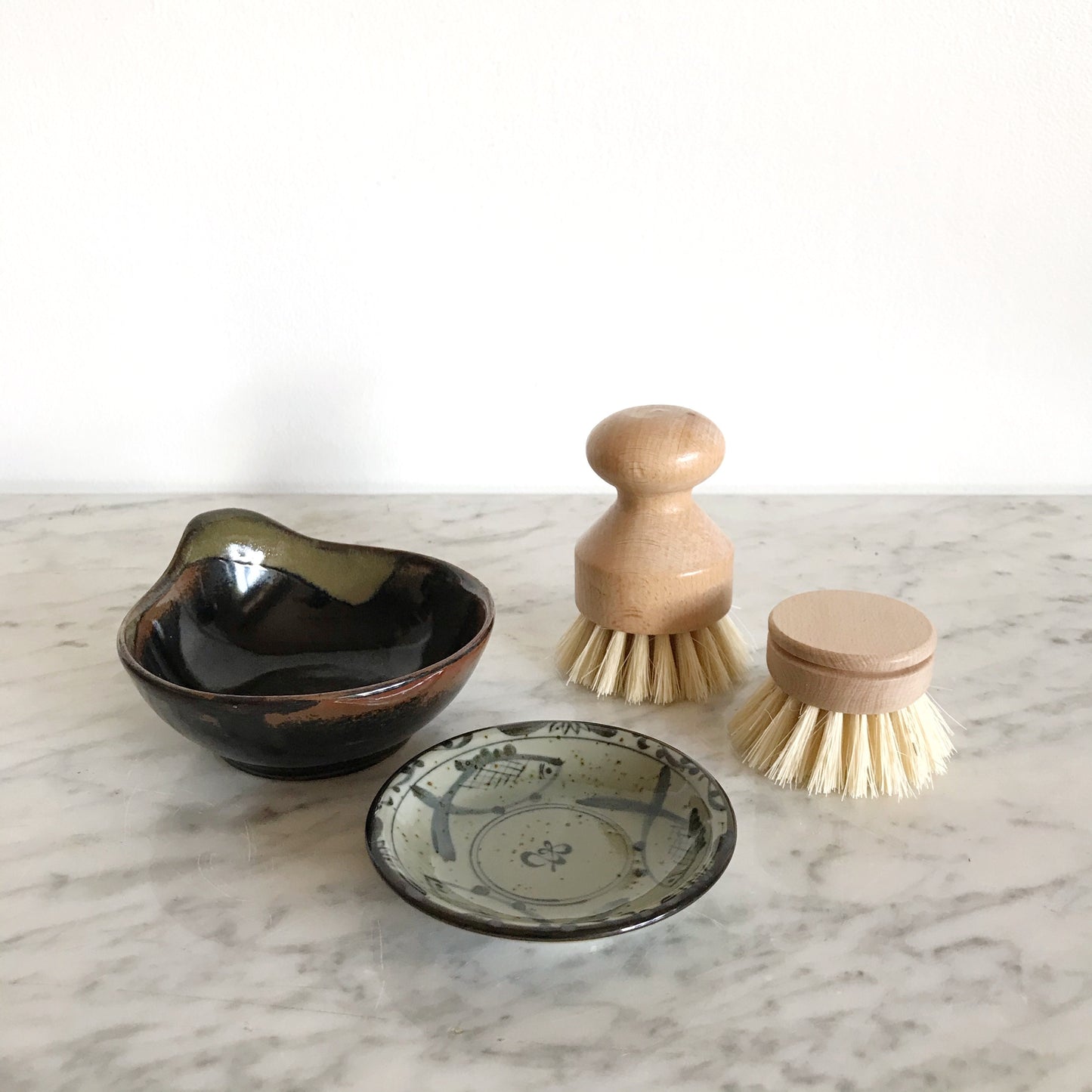Handcrafted Asymmetrical Pottery Dish