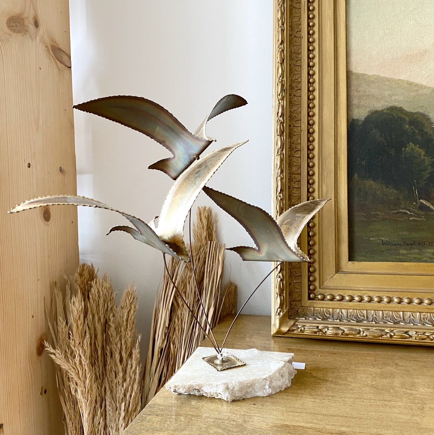 Vintage Mid-Century Seagull Sculpture