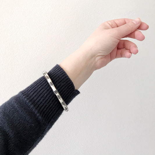 Vintage Faux-Horn Bangle