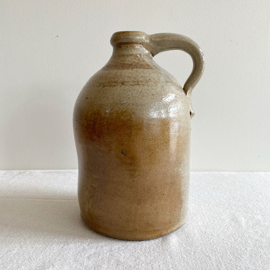 Vintage Stoneware Jug, 9.25”