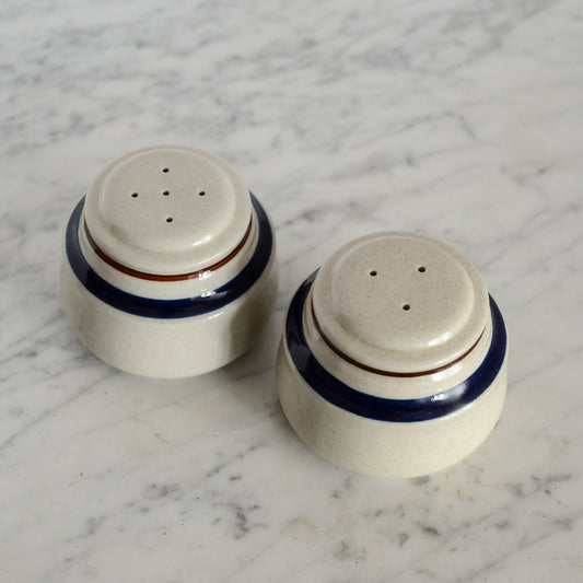 Vintage Stoneware S&P Shaker Set, Japan