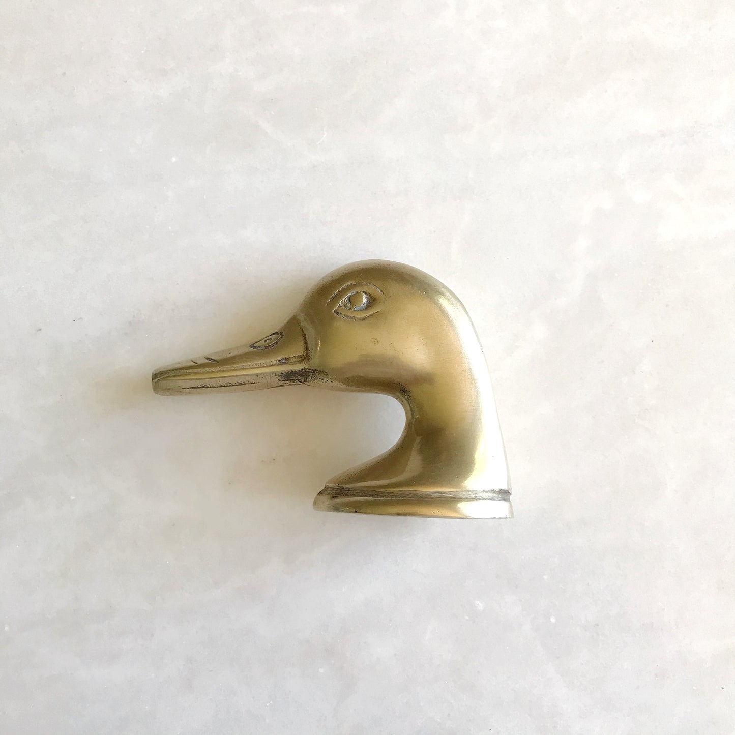 Vintage Brass Duck Head Bottle Opener