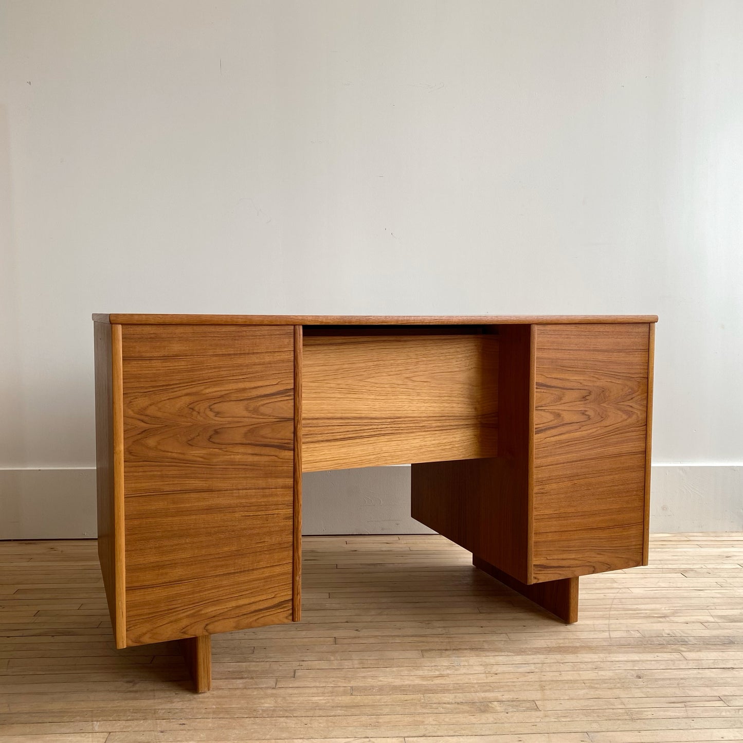 Simple Vintage MCM Teak Desk