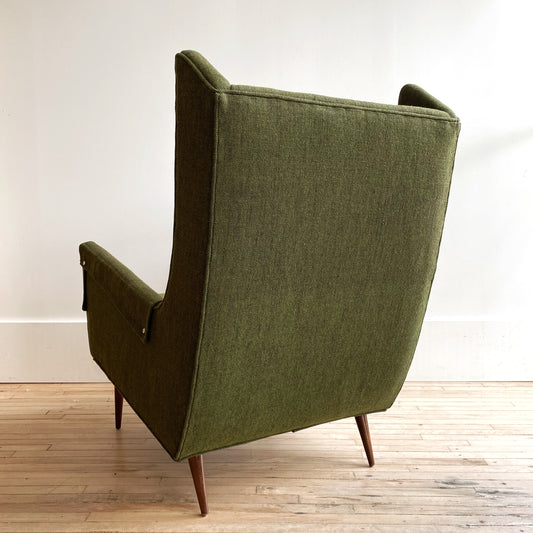 Vintage MCM Selig Wingback Arm Chair