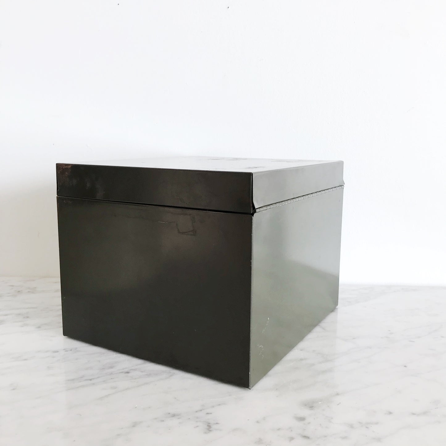 Large Vintage Metal Storage Box