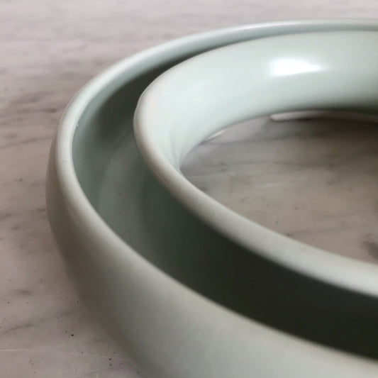 Vintage Ceramic Floral Ring, Ikebana Vase