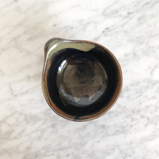 Handcrafted Asymmetrical Pottery Dish