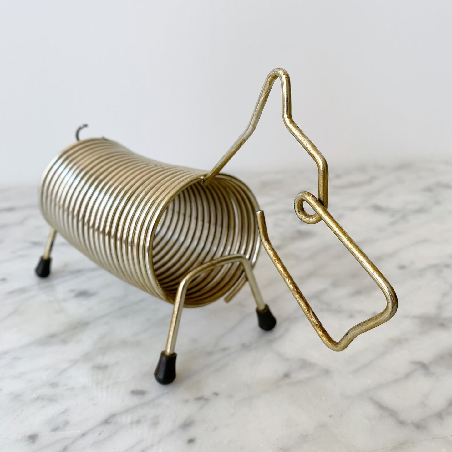 Vintage Mid-Century Spiral Dog Letter Sorter