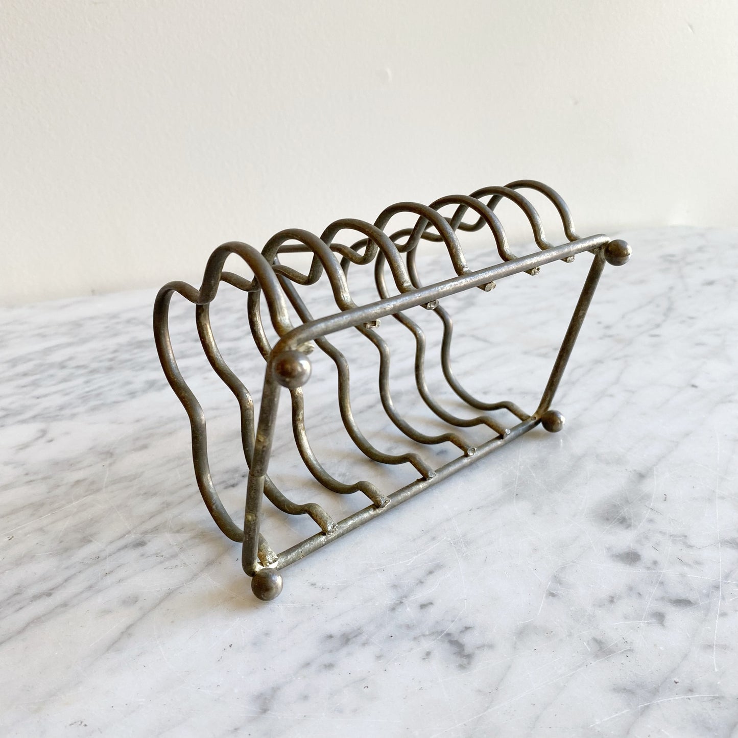 Vintage Toast Caddy / Letter Organizer