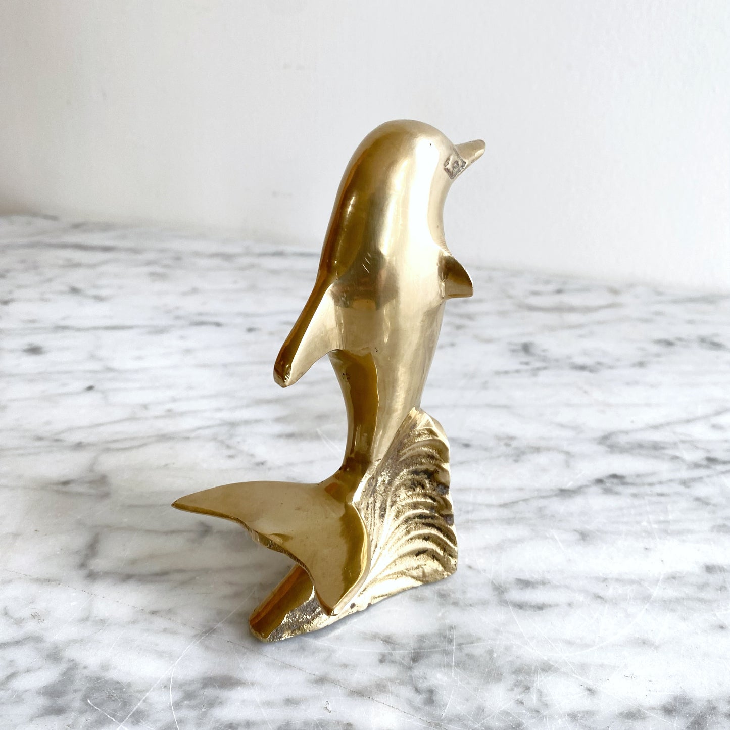 Vintage Brass Dolphin