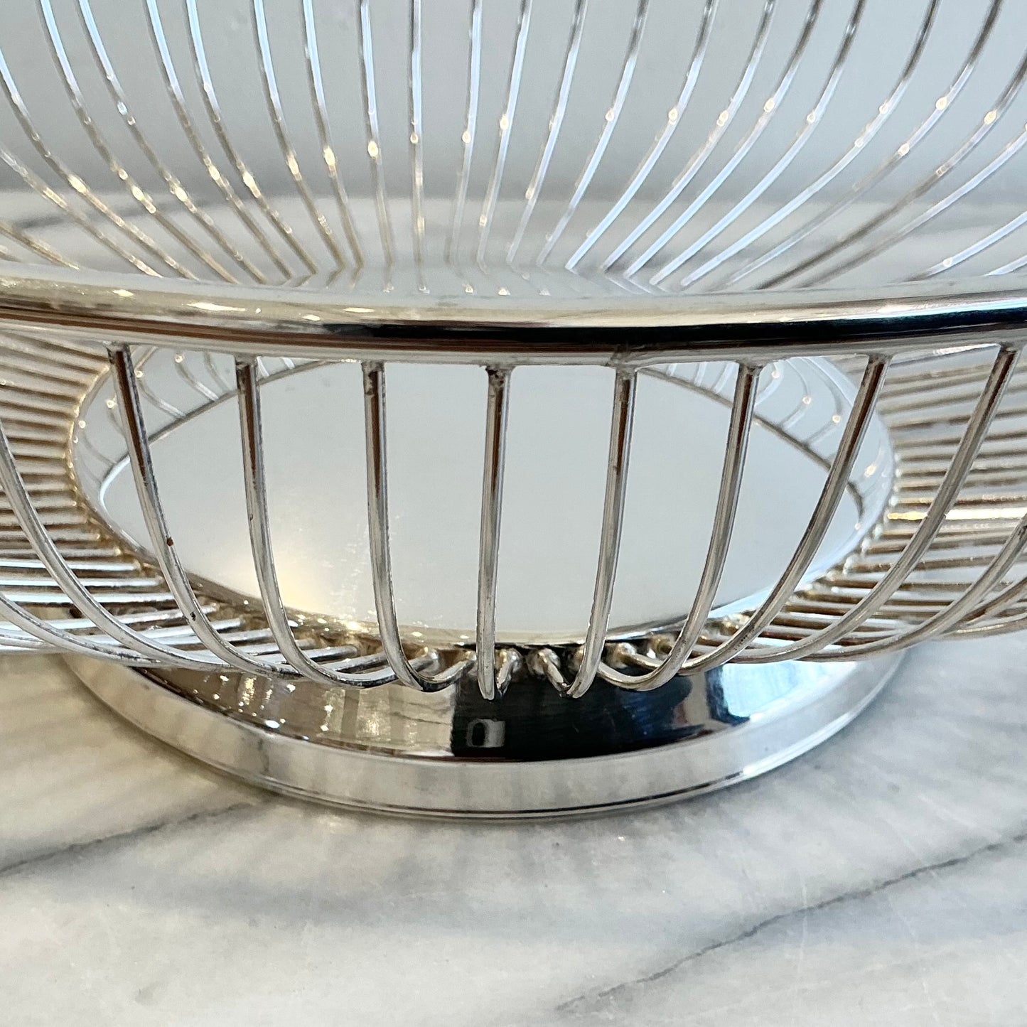 Vintage Wire Basket/Bowl, Choose Style