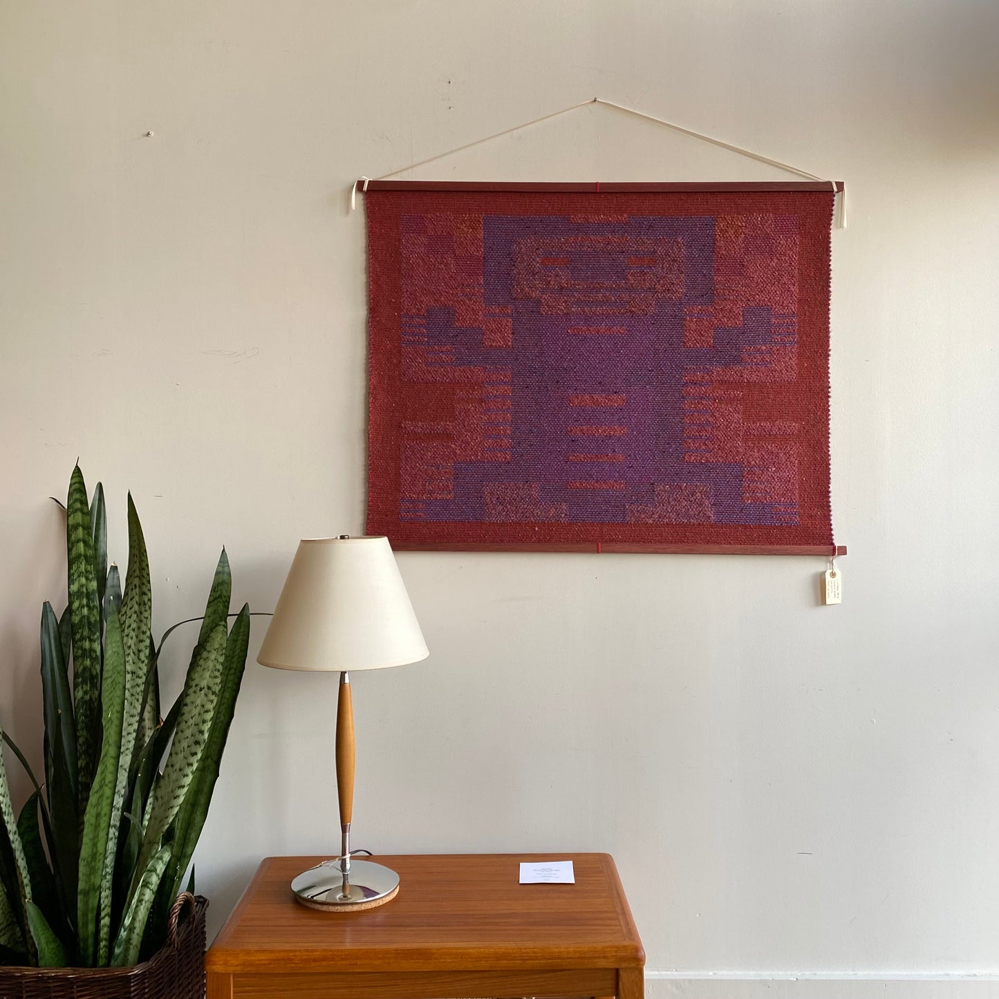 Vintage Handmade Weaving / Wall Hanging / Textile Art