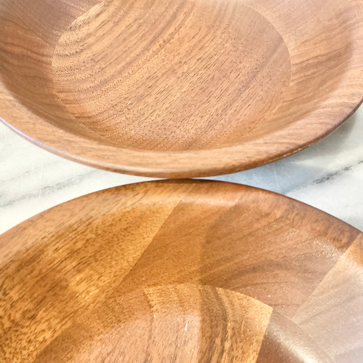 S/4 vintage Wooden Bowls