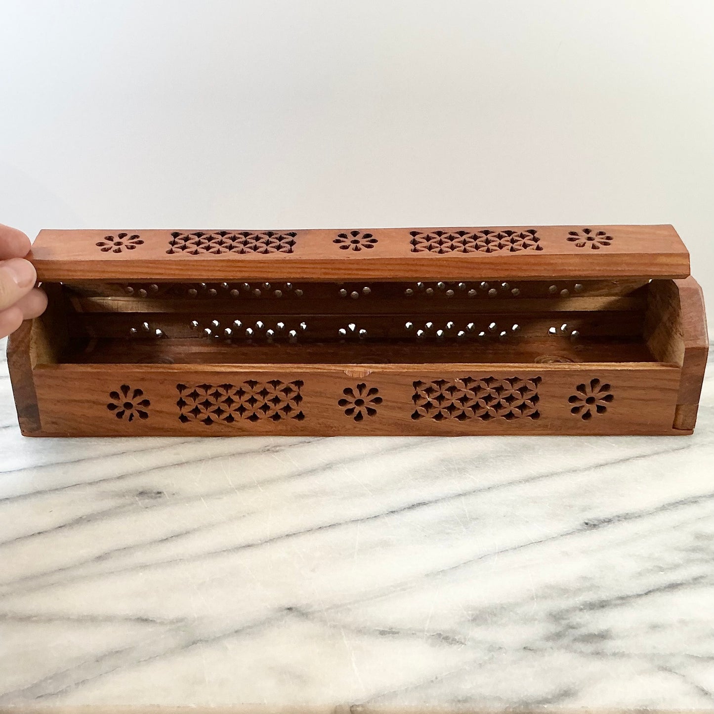 Vintage Incense Storage/Burner Box