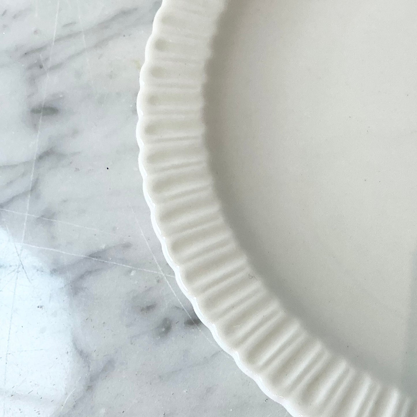 Vintage “Frilly” Ceramic Plate