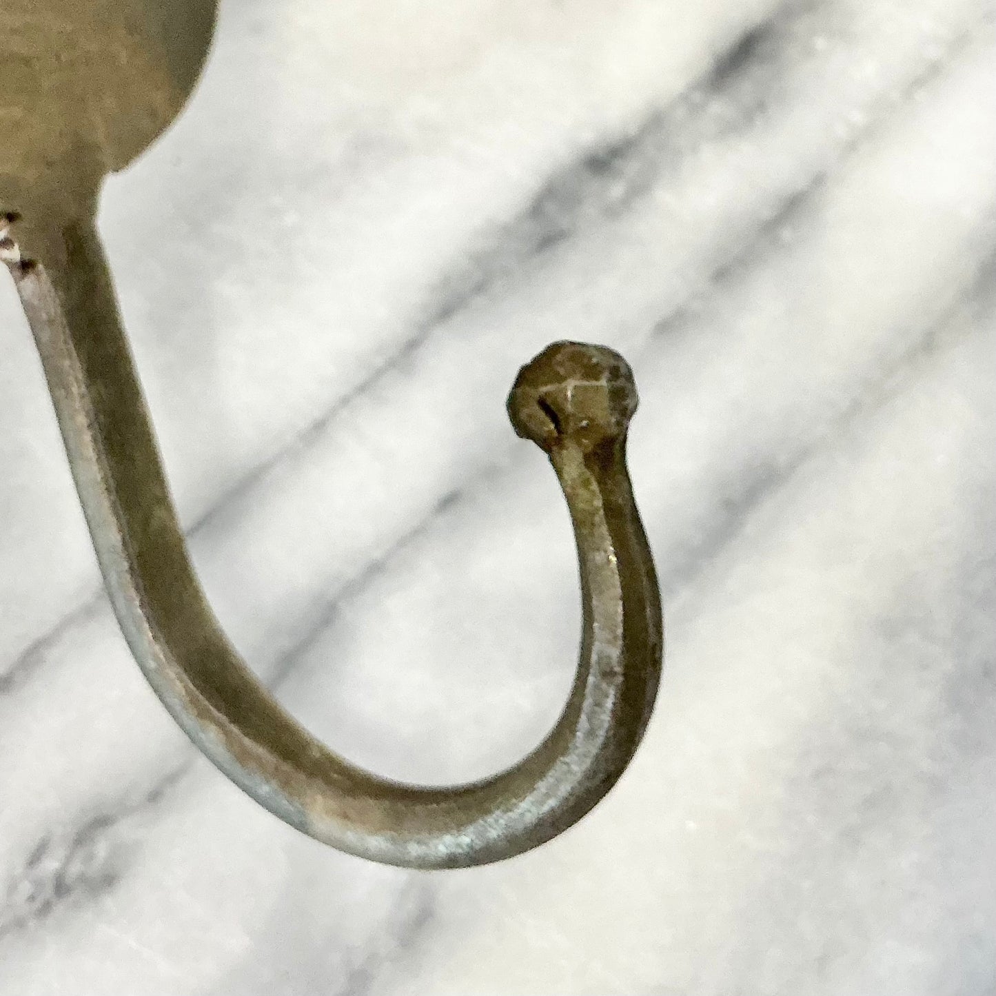 Vintage Brass Ship with Double Hooks